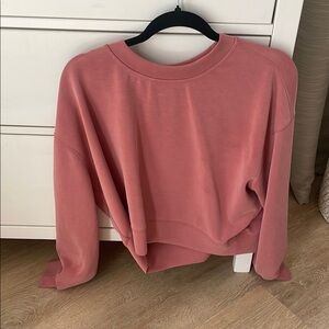 Women's Lululemon Softstreme Crewneck Pink Sweatshirt